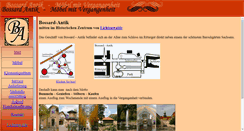 Desktop Screenshot of bossard-antik.de